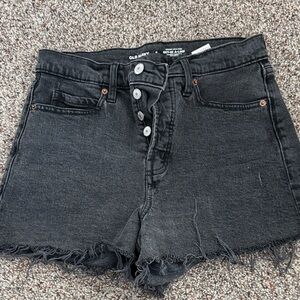 Old Navy Women's Dark Gray Jean Shorts